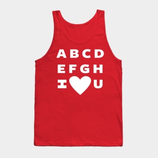 Alphabet of Love Tank Top